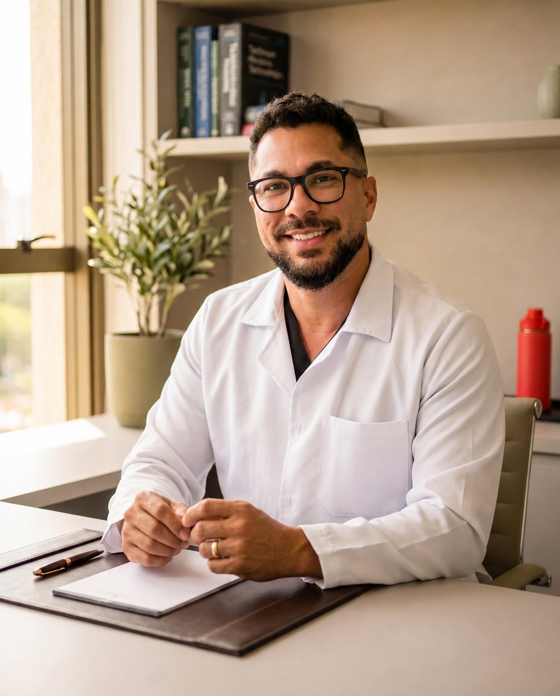 Dr. Milton Neto em ambiente profissional