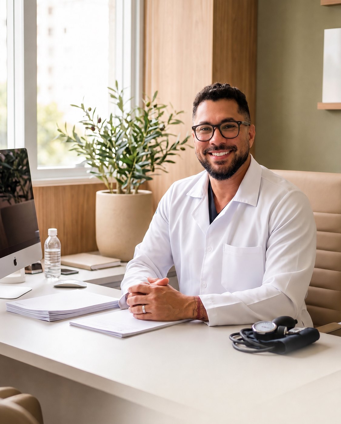 Dr. Milton Neto em consultório
